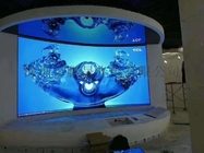 Cylindrical Indoor LED Display Screen Flexible Curved P4 LED Video Wall