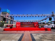 Curved P6 Stage LED Display Screen Rental Full Color 1200 Nits