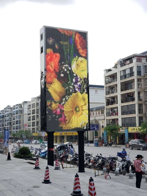 Airproof Outdoor LED Display Screen Dengan Konsumsi Daya Rendah Tanpa Deformasi