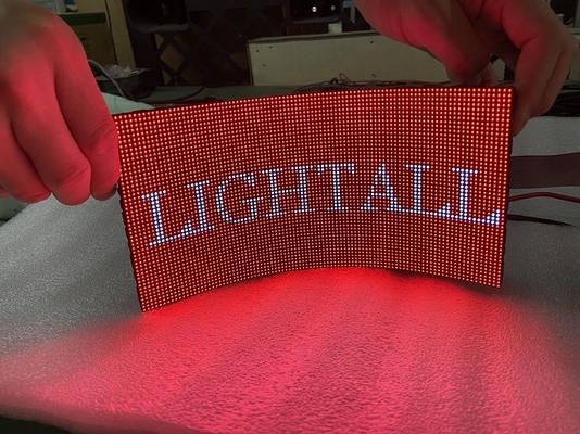 Fleksibilitas yang baik Soft LED Module With Brightness Viewing Angle Bent 120o
